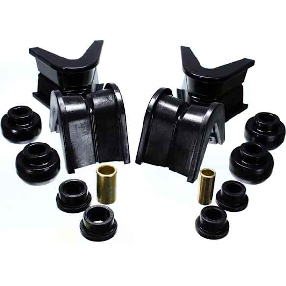 4.7106G Radius Arm Bushing - Black, Polyurethane, Direct Fit, 1-vehicle set