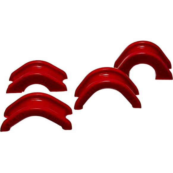 Steering Rack Bushing - Red, Polyurethane, Direct Fit, Kit