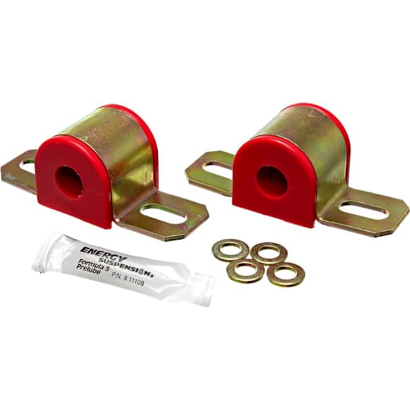 9.5103R Sway Bar Bushing - Red, Polyurethane, Universal, Set of 2, 14 mm Sway Bar Diameter