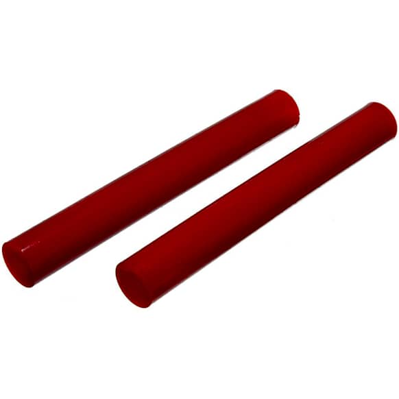 9.6112R Coil Spring Insulator - Red, Polyurethane, Universal, Set of 2