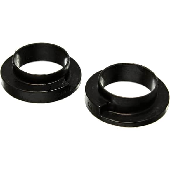 9.6117G Coil Spring Insulator - Black, Polyurethane, Universal, Set of 2