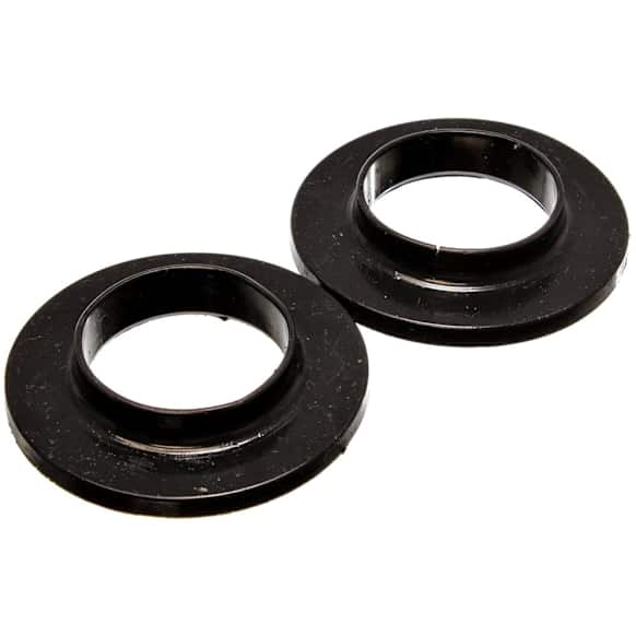 9.6118G Coil Spring Insulator - Black, Polyurethane, Universal, Set of 2