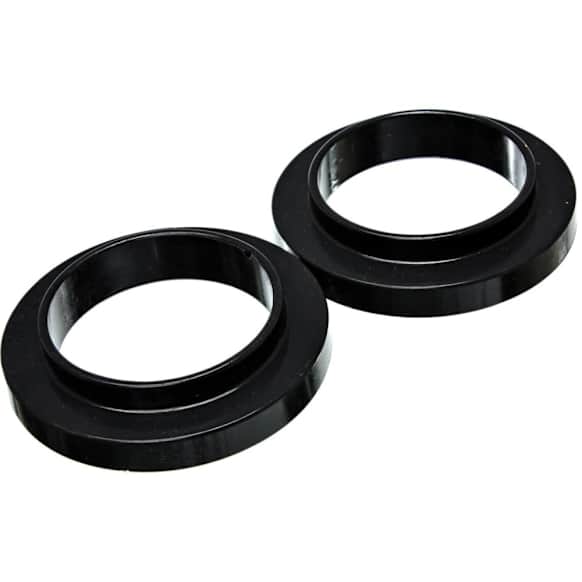 9.6120G Coil Spring Insulator - Black, Polyurethane, Universal, Set of 2