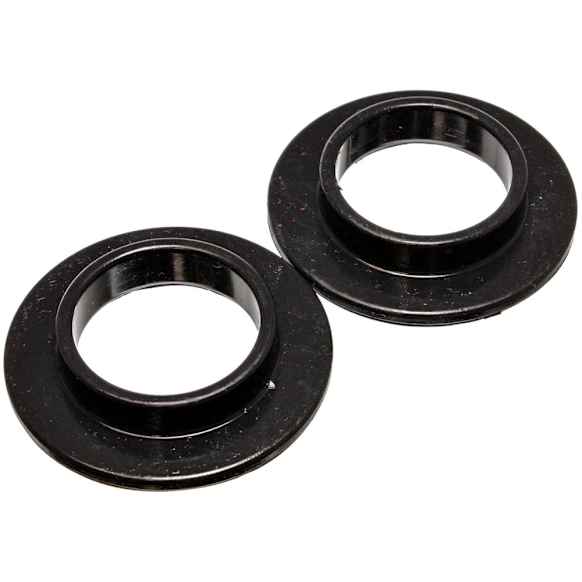 9.6121G Coil Spring Insulator - Black, Polyurethane, Universal, Set of 2