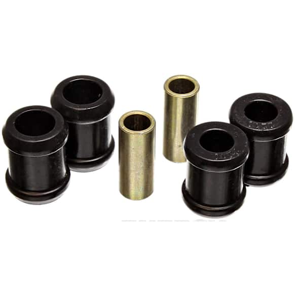 1988 Chevrolet R20 - Black Polyurethane 1-Piece Straight eye Shock Bushing, Set of 4