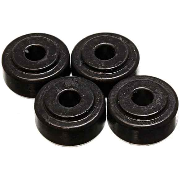 9.8145G Shock Bushing - Black, Polyurethane, 1-Piece, Universal, Set of 4