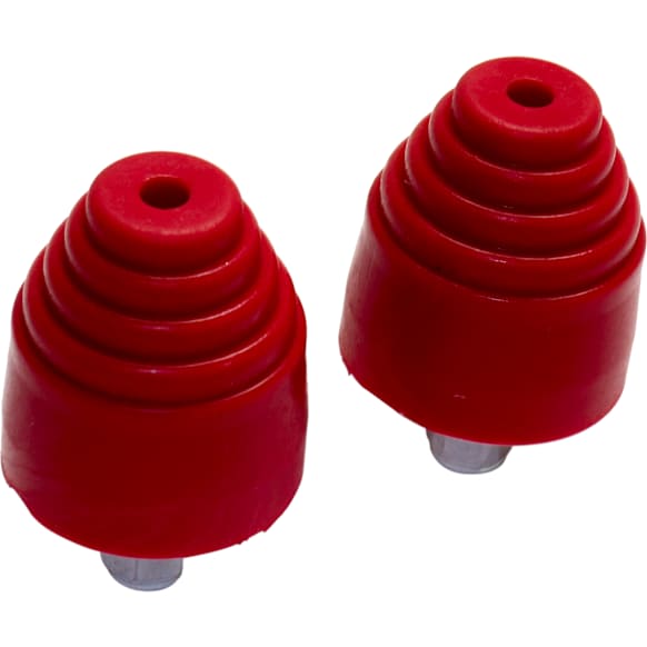 9.9101R Universal Shock Bump Stop, Red, Polyurethane, 2-1/8 in. Height, 2 in. Diameter, Set Of 2