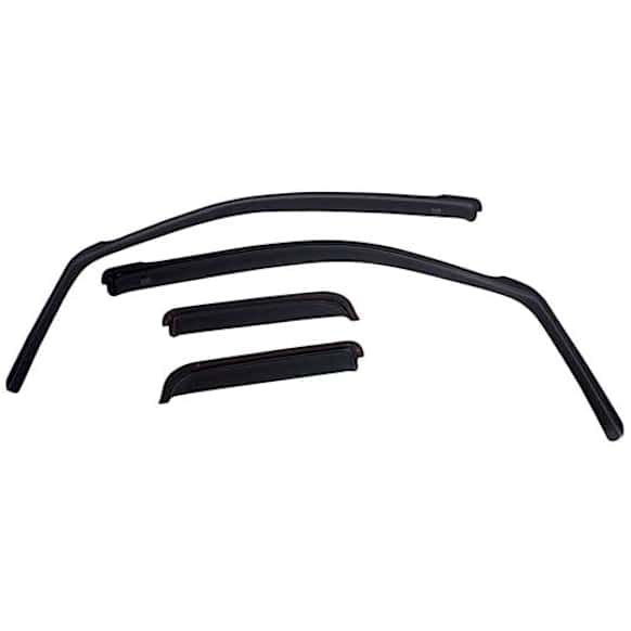 571651 Front and Rear Window Visor, Dark Smoke