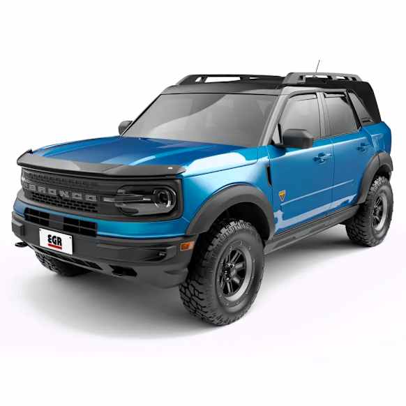 753564 Front and Rear, Driver and Passenger Side Fender Flares, Black Sport Utility