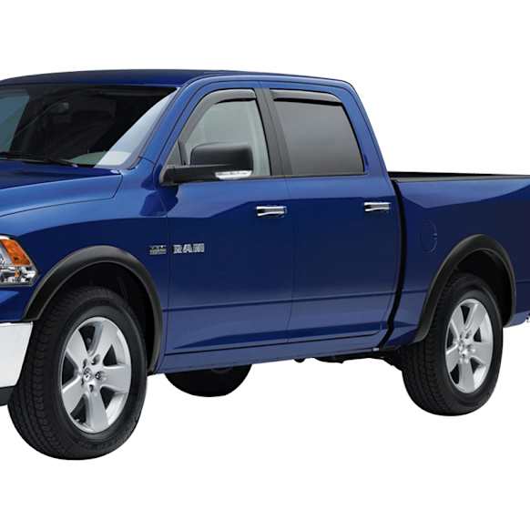 2007 GMC Sierra 1500 HD Classic - Front and Rear, Driver and Passenger Side, Fender Flares, 78.0 in. Bed, Fleetside, Lightly Textured Black, OEM Style Series