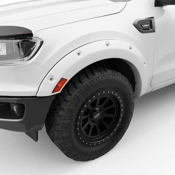 793554-YZ Front and Rear, Driver and Passenger Side Fender Flares, Paint to Match