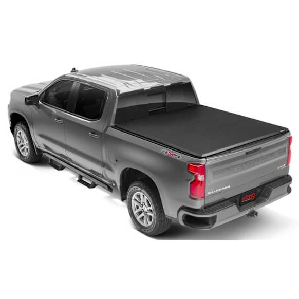 2016 Chevrolet Silverado 3500 HD - Trifecta E-Series, Soft, Folding, Tonneau Cover, Leather Grained Vinyl, Approx. 6 ft. 6 in. Bed