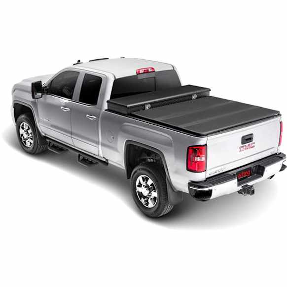 84931 Solid Fold 2.0 Toolbox Series Hard Folding Tonneau Cover, TPO with Polypropylene Fits Approx. 6 ft. 6 in. Bed