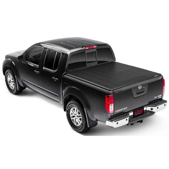 92961 Trifecta 2.0 Series Soft Folding Tonneau Cover, Leather Grained Vinyl Fits Approx. 5 ft. Bed