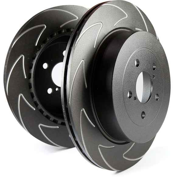 BSD906 Front Brake Disc, Slotted, 5 Lugs,, BSD Sport Ultra Quiet V Slot