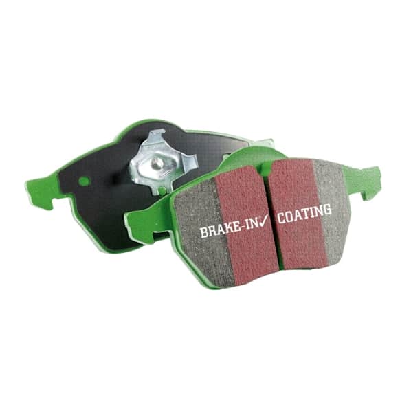 2014 Mazda 3 - Rear Aramid Fiber Brake Pad Set, 2.5L 4Cyl, FMSI Pad No. D1679, Mexico Manufactured, Greenstuff 2000 Aramid Fiber Sport