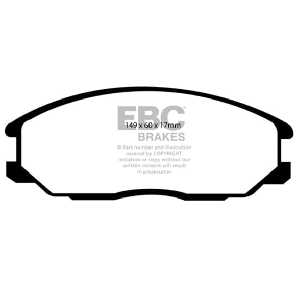 DP31332C Front Redstuff Ceramic Low Dust Aramid Fiber Ceramic Brake Pad Set