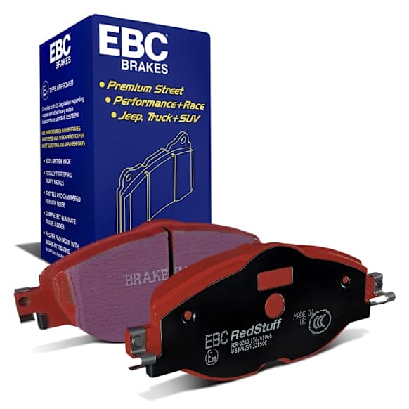 2019 Volkswagen Jetta - Front Aramid Fiber Ceramic Brake Pad Set, 2.0L 4Cyl, FMSI Pad No. D1760, Redstuff Ceramic Low Dust