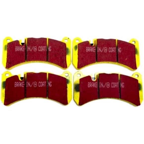DP41591R Front Yellowstuff Street and Track Aramid Fiber Brake Pad Set
