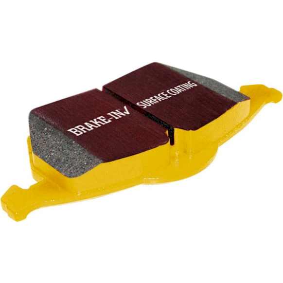 2010 Nissan Sentra - Front Aramid Fiber Brake Pad Set, 2.5L 4Cyl, FMSI Pad No. D1374, Yellowstuff Street and Track