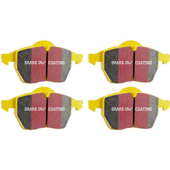 DP42075R Rear Yellowstuff Street and Track Aramid Fiber Brake Pad Set