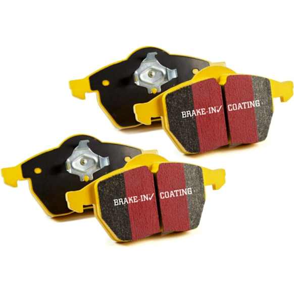 2018 Nissan Murano - Front Aramid Fiber Brake Pad Set, 3.5L 6Cyl, FMSI Pad No. D1649, Yellowstuff Street and Track