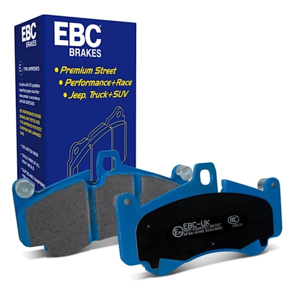 2010 Porsche 911 - Front Aramid Fiber Brake Pad Set, 3.8L 6Cyl, FMSI Pad No. D991, 350mm Dia., 69.4mm Height, 33.8mm Thick, 98.1mm Center Hole Dia., Cast Iron Rotor Only, Bluestuff NDX Aramid Fiber Full Race