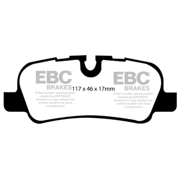 DP61542 Rear Greenstuff Elite 6000 Aramid Fiber Truck and SUV Aramid Fiber Brake Pad Set