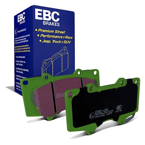 DP61657 Front Greenstuff Elite 6000 Aramid Fiber Truck and SUV Aramid Fiber Brake Pad Set