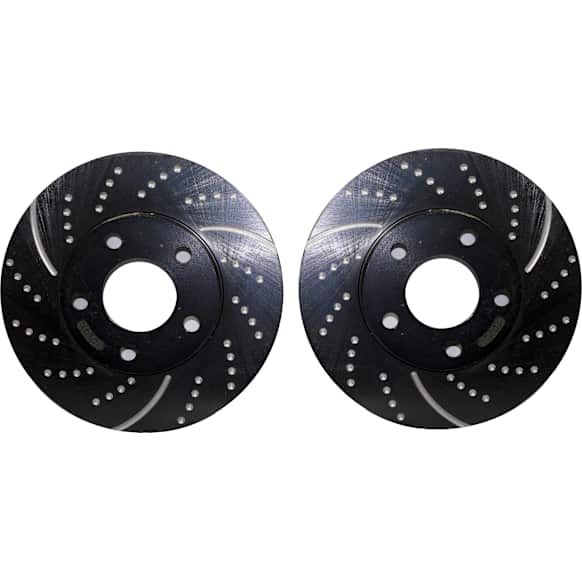 GD7020 Front Brake Disc, Dimpled and Slotted, 5 Lugs, 276.1 mm, GD Sport Slotted And Dimpled
