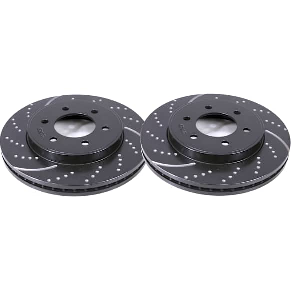 GD7177 Front Brake Disc, Dimpled and Slotted, 6 Lugs, 329.95 mm,, GD Sport Slotted And Dimpled