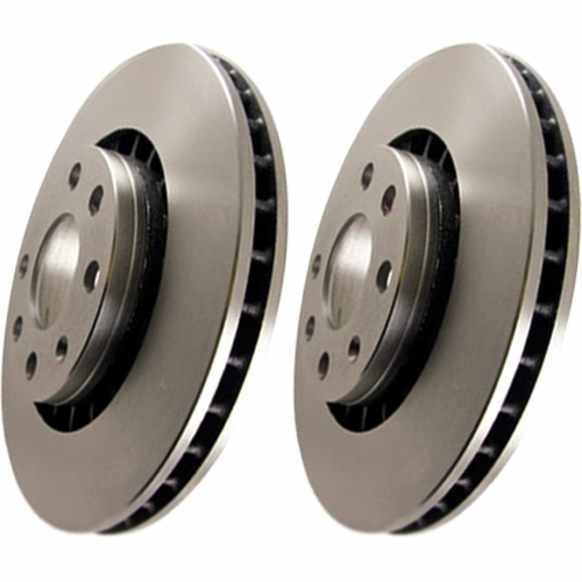 RK7247 Rear Brake Disc, Silver Grey Geomet, Plain Surface, 4 Lugs, 254 mm, Ultimax OE Replacement