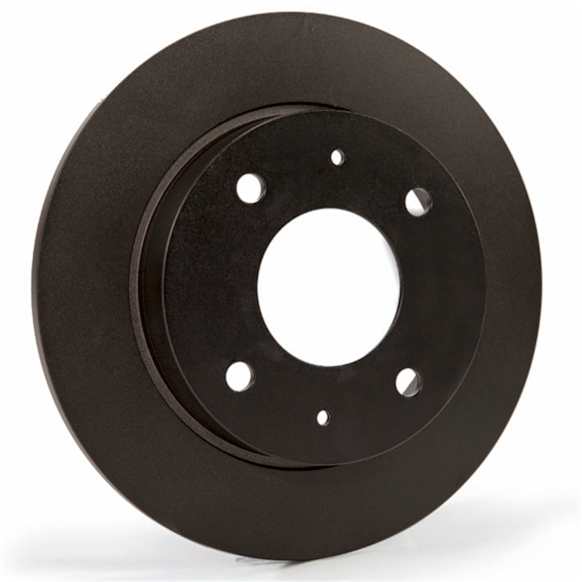 RK7850 Front, Driver or Passenger Side Brake Disc, Silver Grey Geomet, Plain Surface, 5 Lugs, Premium OE Replacement