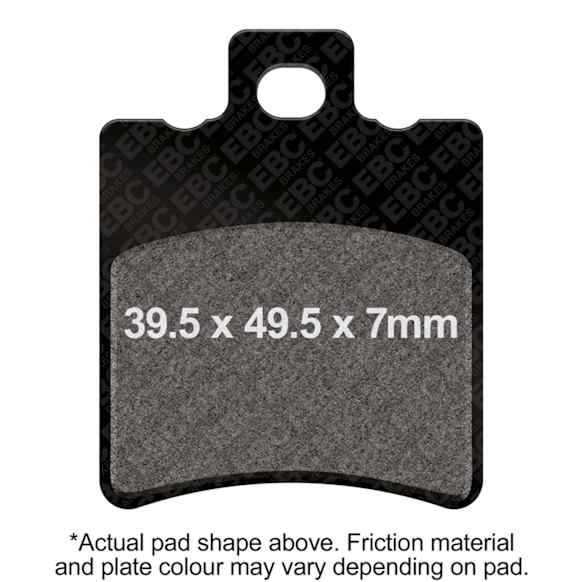 2001 Yamaha CW50 Zuma II - Front, Rear Double H- Sintered Brake Pad Set