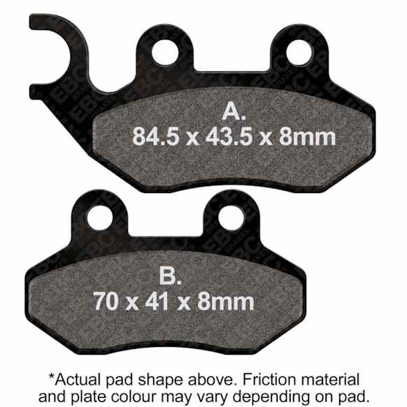 SFA264 Direct Fit Brake Pad Set