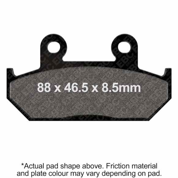2011 Suzuki AN400 Burgman ABS - Rear Brake Pad Set