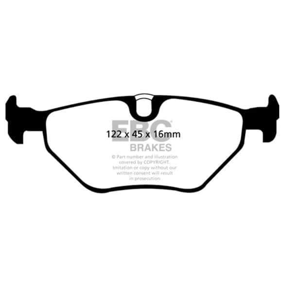 UD1239 Rear Ultimax2 OEM Replacement Aramid Fiber Brake Pad Set