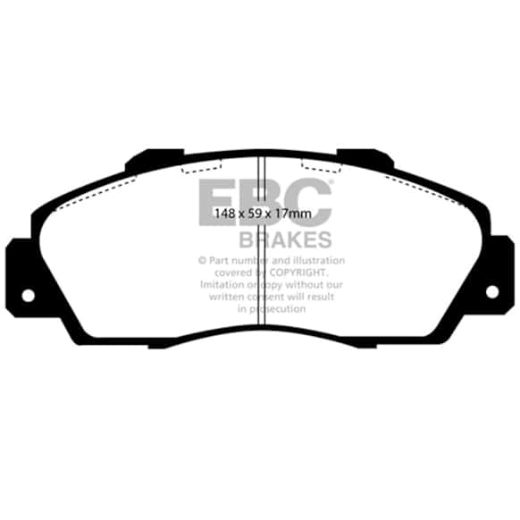 UD503 Front Ultimax2 OEM Replacement Aramid Fiber Brake Pad Set