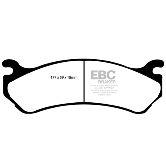 UD785 Ultimax2 OEM Replacement Aramid Fiber Brake Pad Set