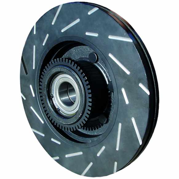 USR7537 Front Brake Disc, Slotted, 5 Lugs, 320.04 mm, 3.8L, 6Cyl, USR Sport Slotted