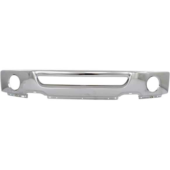 Front Bumper, Chrome, With Air Holes, Without Mounting Brackets