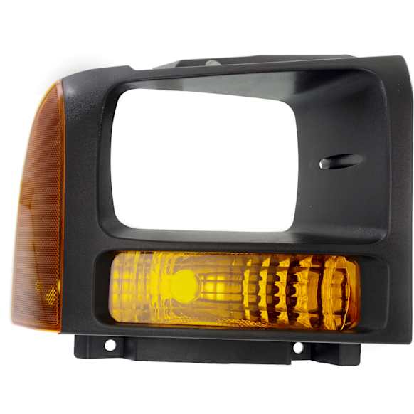Front, Passenger Side Turn Signal Light, Without bulb(s)