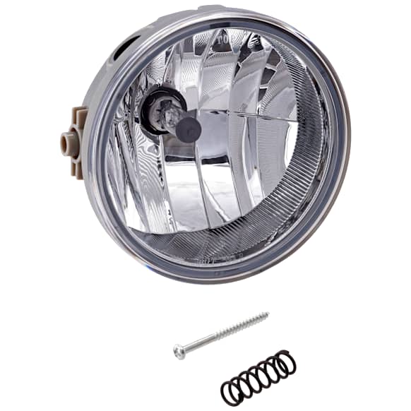 2006-2010 Ford F-150 - Front, Passenger Side Fog Light, With bulb(s), Halogen, With Clear Trim