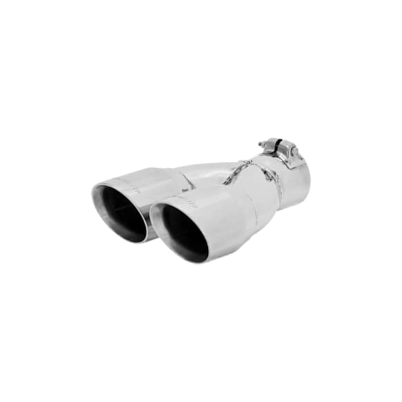 15307 Universal, Exhaust Tip - Polished Stainless Steel Dual  Sold individually