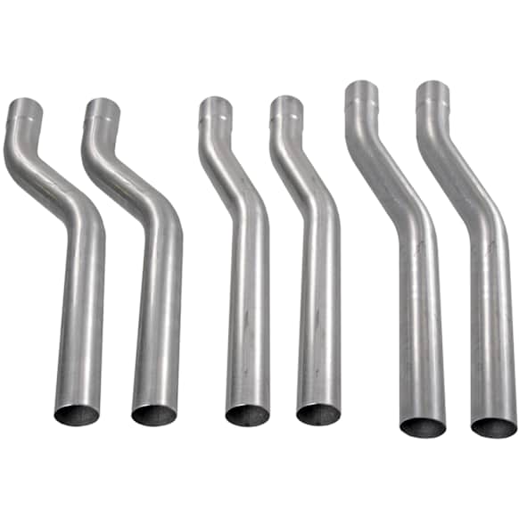 15926 Exhaust S-Bend Assortment - 2.50 in. Tubing Various Offsets - Set of 6