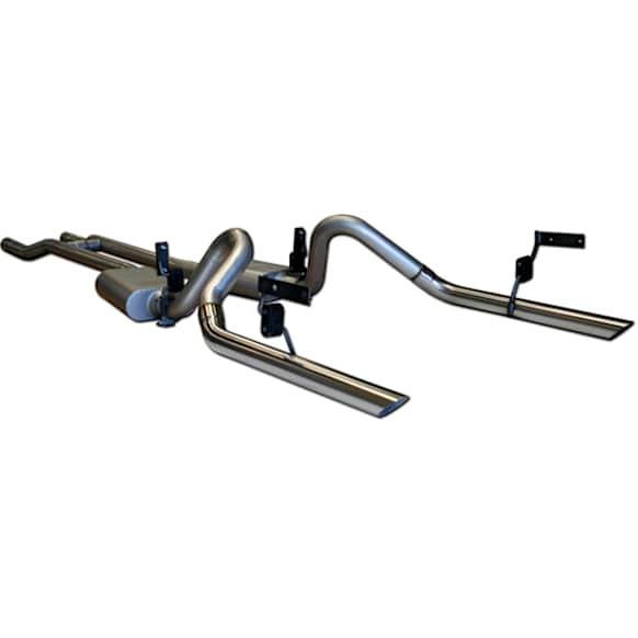 17273 Header-Back Exhaust System, Made of Aluminized Steel, American Thunder Series
