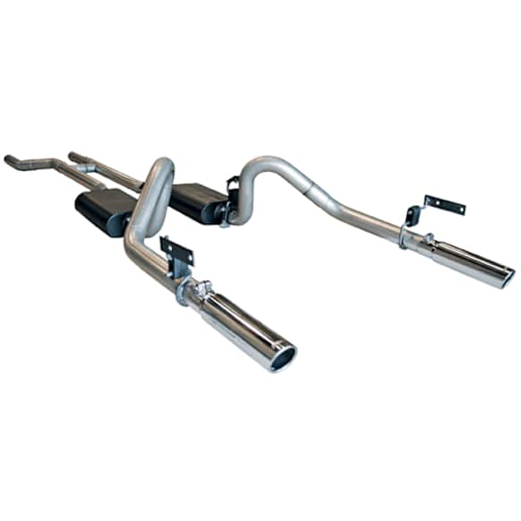 17281 Header-Back Exhaust System, Made of Aluminized Steel, American Thunder Series