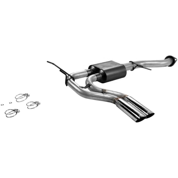 17392 Cat-Back Exhaust System, Made of Aluminized Steel, American Thunder Series