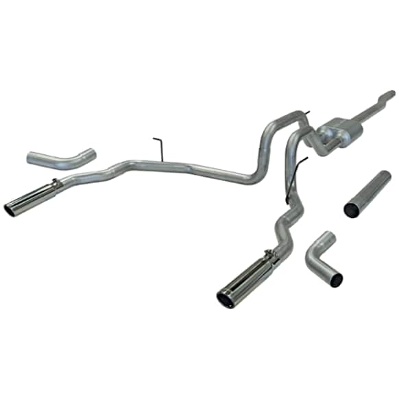 17417 Cat-Back Exhaust System, Made of Aluminized Steel, American Thunder Series