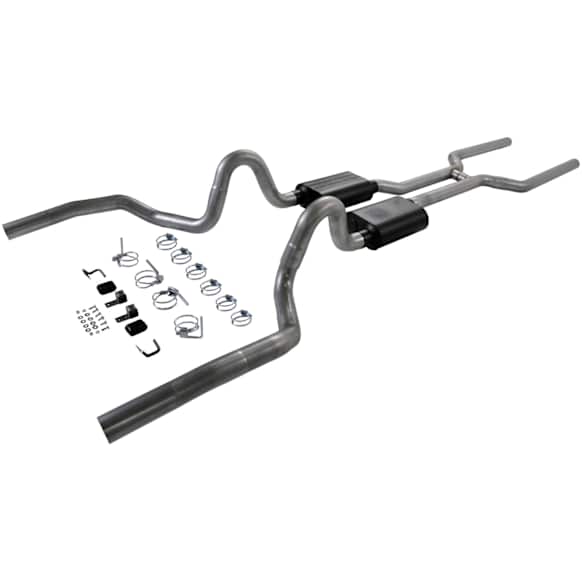 817200 Header-Back Exhaust System, Made of Stainless Steel, American Thunder Series